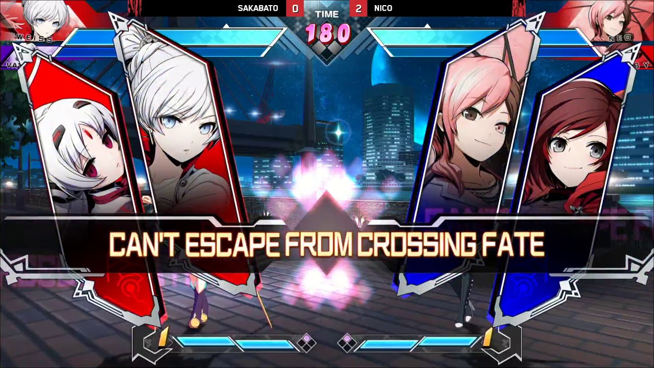 WNFO 3.5 BBTAG Sakabato (Weiss/Vatista) vs Nico (Ruby/Neo)