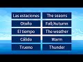 Aprendiendo sobre las estaciones y el clima