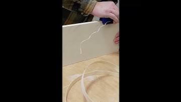 Unbelievably SIMPLE WAY to TRIM Edge Banding on a plywood drawer.
