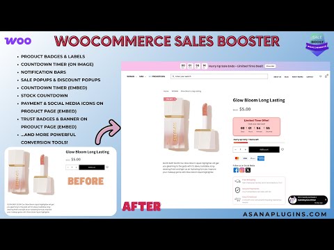 WooCommerce Sales Booster – Boost Conversions with Badges, Timers, Popups & More!