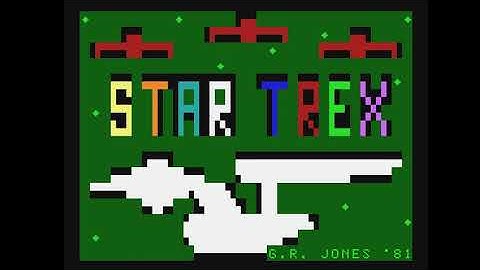 Star Trex + audio intro - (1981) - APF Imag Machine - gameplay