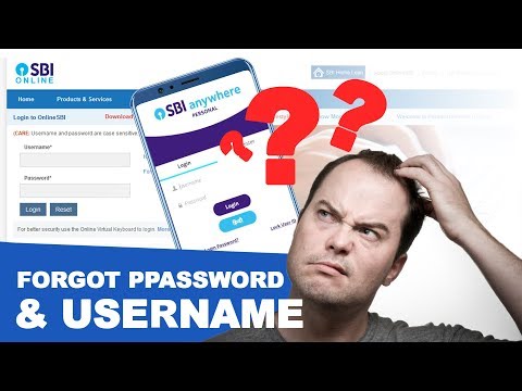 How To Reset Or Change SBI Net Banking Login Password & Username [HINDI]