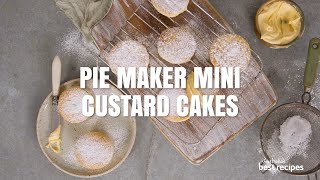 How make Pie maker mini custard cakes | Australia's Best Recipes Why Everyone Needs A Pie Maker