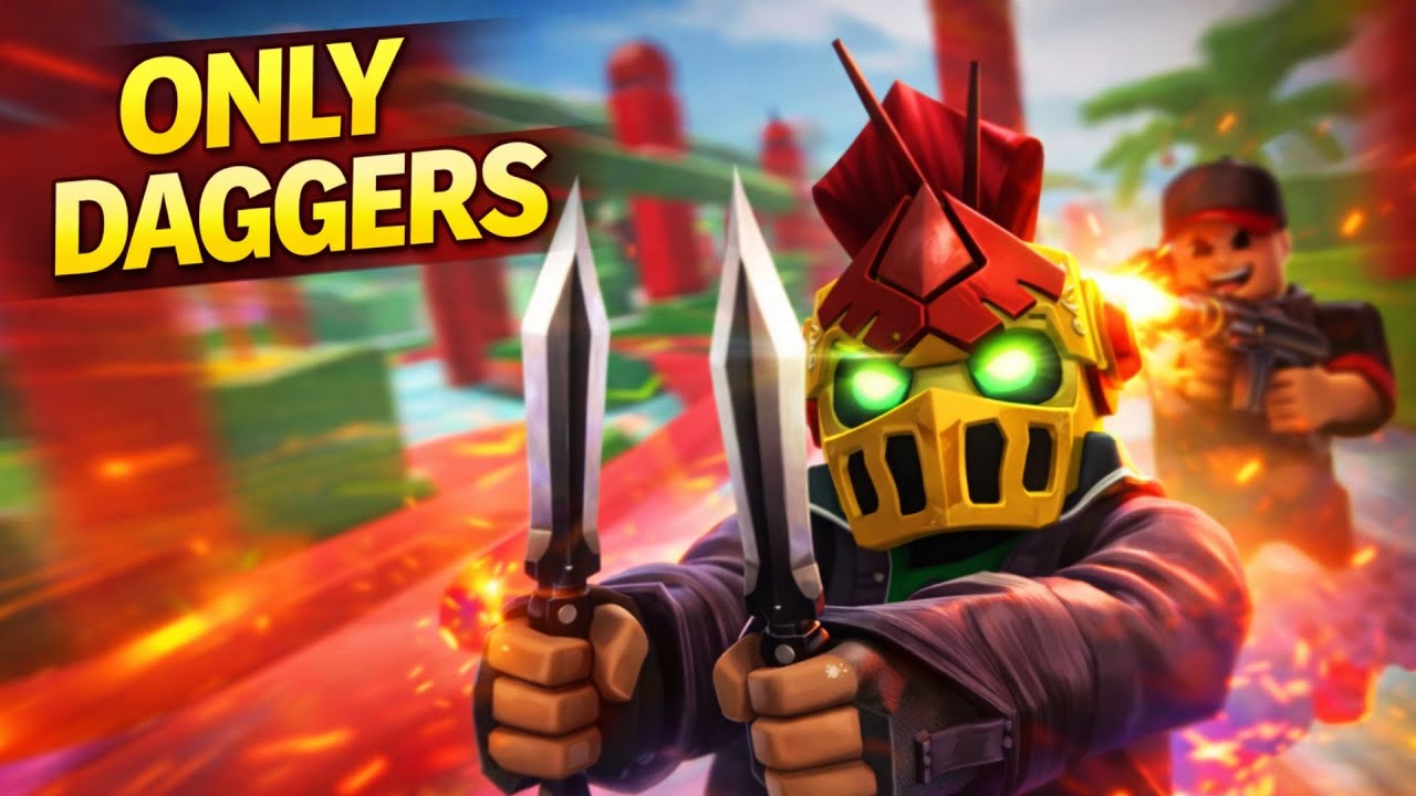 I Used ONLY Daggers in Roblox Rivals - YouTube