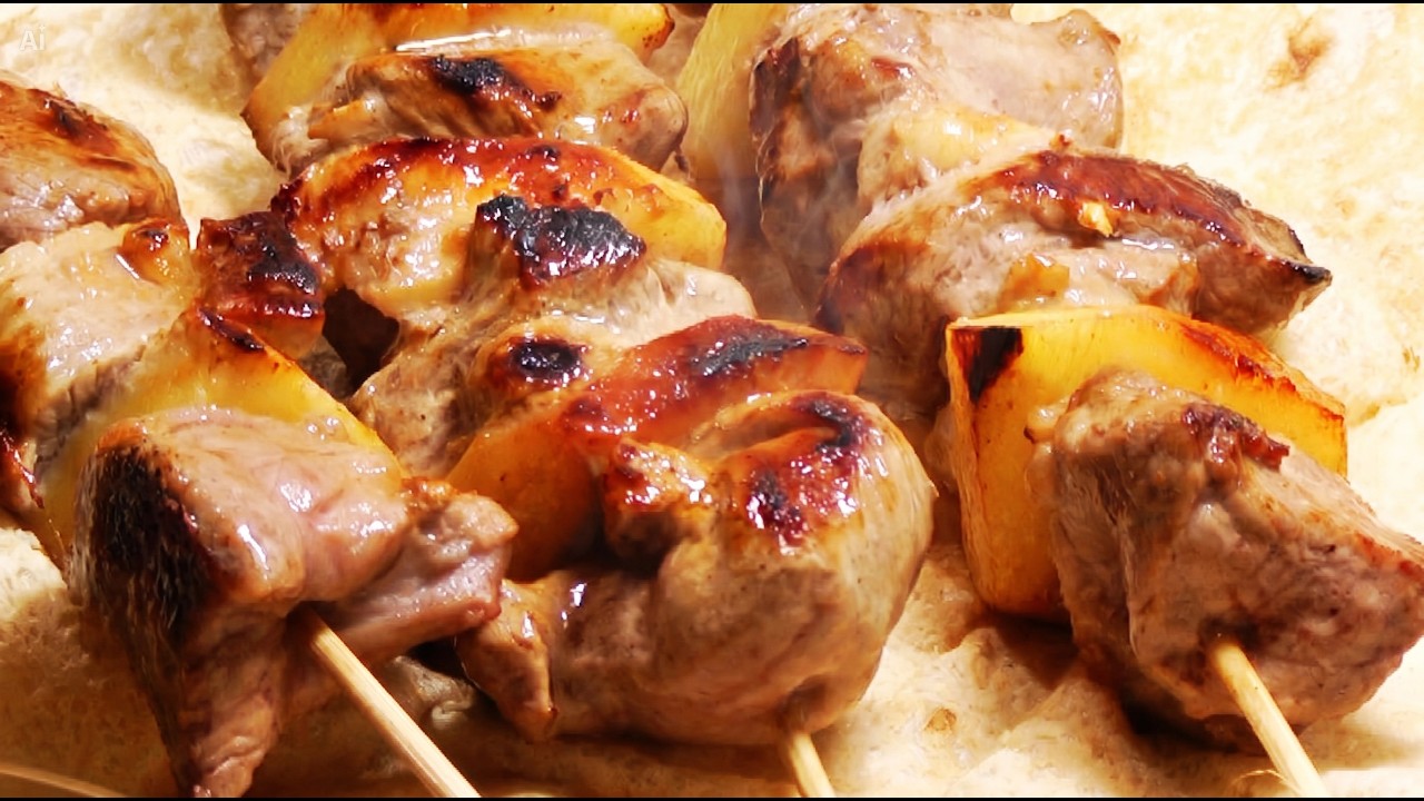 Шашлык дома. В духовке с грилем, и на сковороде. Просто и вкусно!