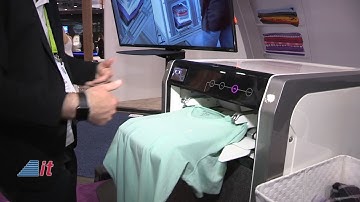 CES 2018 Laundry Folding Robot | IntoTomorrow