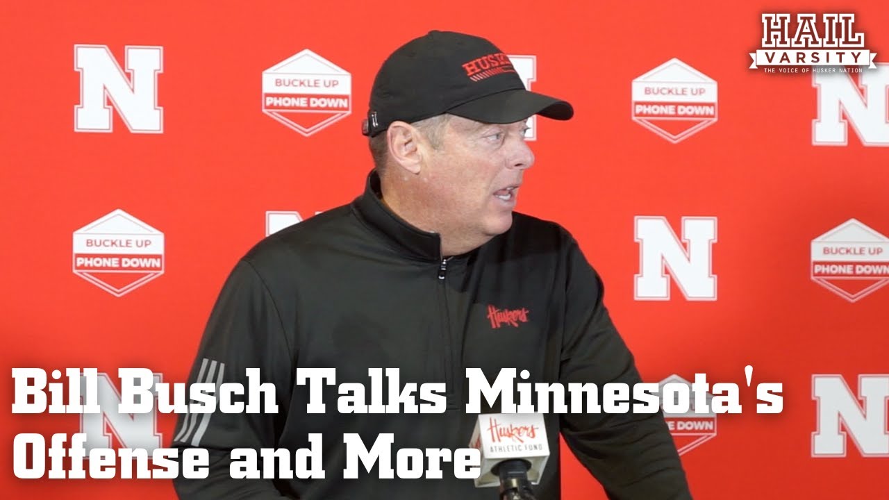 Nebraska Football Bill Busch Talks Minnesota's Offense and More YouTube