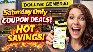 Hot Saturday Coupon Deals for DG 