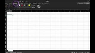 Excel Start Oberfläche