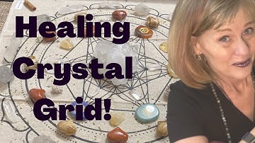 Crystal Grid for Improving Health // Crystals to Improve Health // Crystal Grid Meditation