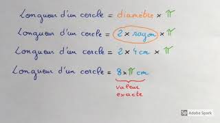 6Ème - Calculer La Longueur Dun Cercle.