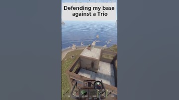 Defending my base against a Trio #rust #gaming #rustpvp #rustraid #pcgaming #fyp #games #pvp #1v3