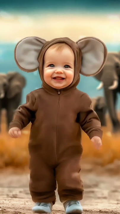 Baby Laughing video with Scooby Doo Papa dance