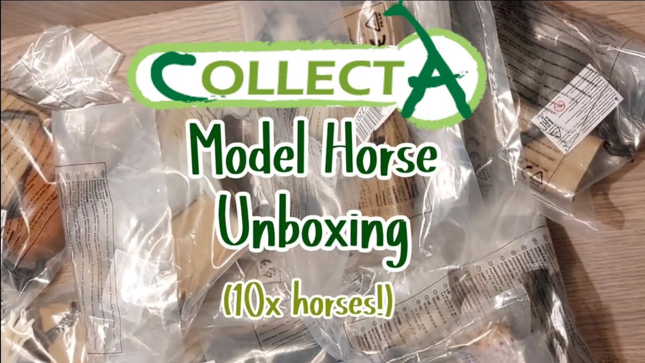 Collecta Model Horse Unboxing (10x horses) | Castlebridge Mini Tales