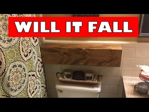 How High To Hang Floating Shelves Over Bathroom Towel Bar?