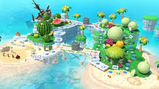 Mario Party Superstars #2 Yoshi's Tropical Island Yoshi vs Mario vs Luigi vs Donkey Kong