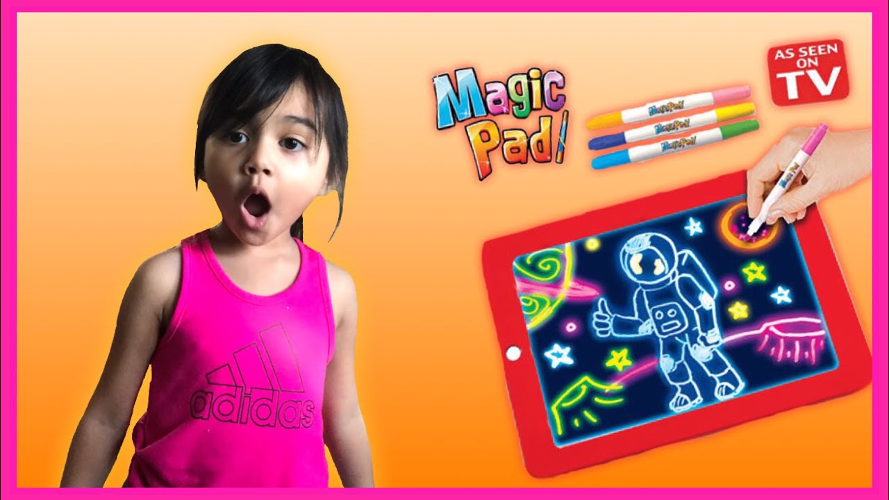 MAGIC PAD REVIEW!!! GLOW PAD! YouTube