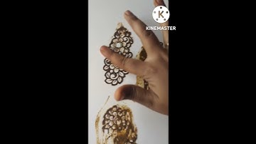 negative filling or reverse filling mehendi design|#shorts video|| reverse video|easy mehendi design