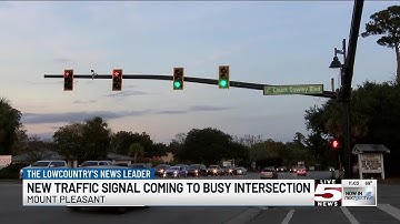 VIDEO: Mount Pleasant intersection to get new traffic signals installed