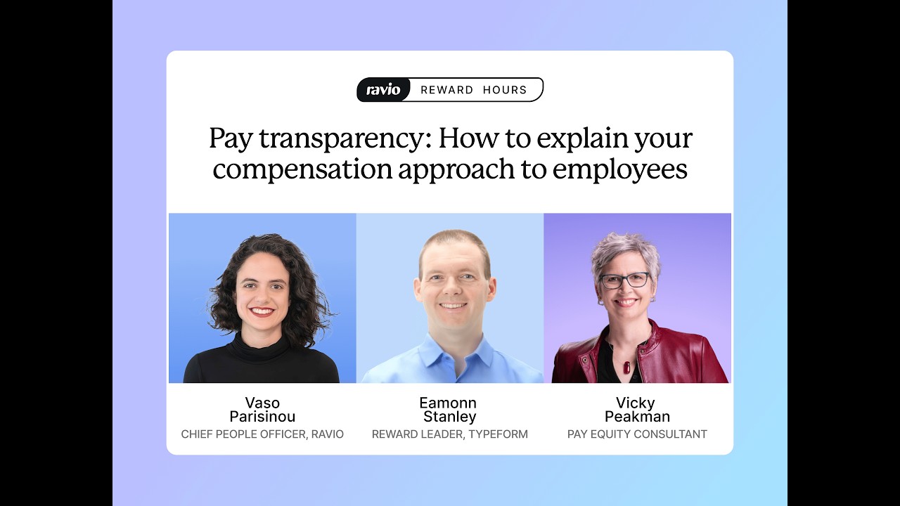 Pay transparency: How to explain your compensation approach to employees
