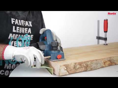 Електрорубанок 710 Вт Ronix 9211 — MegaLavka, видео 1