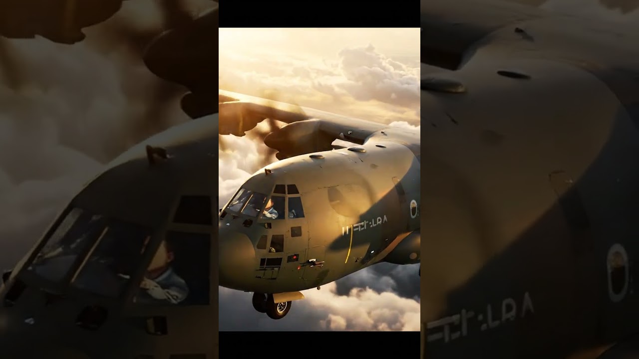 GOLDEN HERO: C-130 Hercules Storm Flight