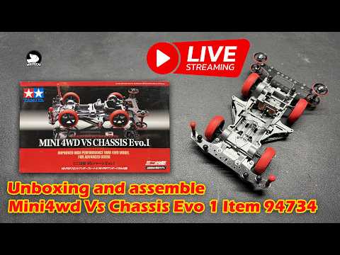 Unbox and assemble mini4wd vs chassis evo 1 ITEM 94734 - YouTube
