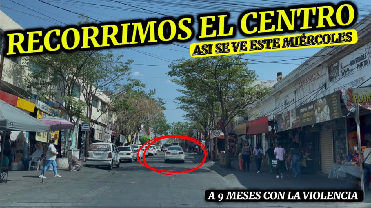ASÍ SE ENCUENTRA EL CENTRO DE CULIACÁN🔥 recorriendo sus calles 