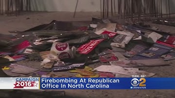 NC GOP Office Firebombed