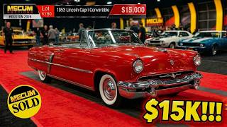 What Does $15K Buy at Mecum??Best Price Point Yet!!!