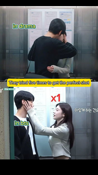 But I was hoping for a full-on kiss scene #residentplaybook #goyoonjung #jungjunwon #behindthescene