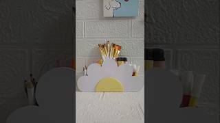 DIY desk organizer#shorts #diydeskorganizer #flowerorganizer