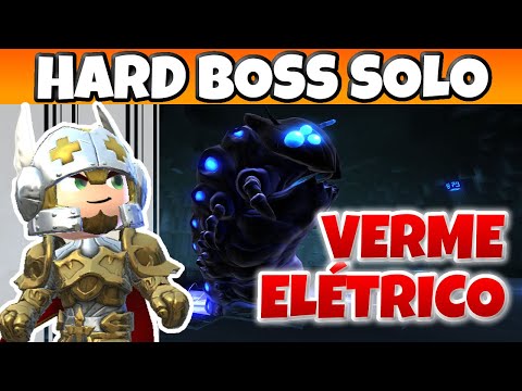 Portal Knights Minhoca Elétrica Desafio Solo Com Guerreiro