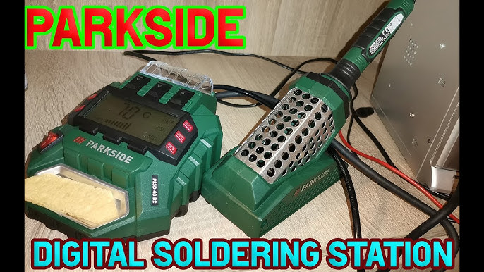 PLSD - 48 Soldering Testing YouTube B2 Parkside Digital Station Unboxing