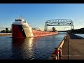 Playing with the crowd, the Crew of the Arthur M Anderson Departing Duluth 072820