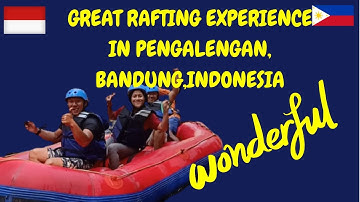 🇵🇭SERUUU!  GREAT RAFTING EXPERIENCE IN PENGALENGAN ,COBA DEH!!!!!🇲🇨!EVERSON VLOG