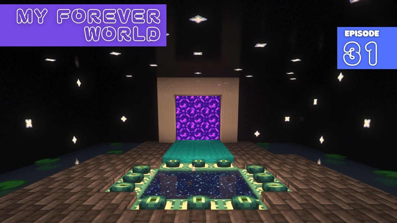 Decorating our end portal room! - YouTube