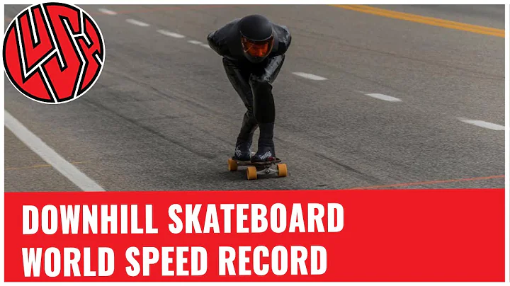 Downhill Skateboard World Speed Record - 146.73kph...