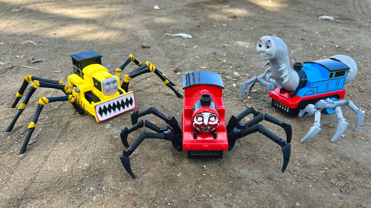 AYO Merakit Kereta Api Laba-laba Thomas & Friends, Dinosaur, Truck, Toys, Boat RC, Bus Tayo Besar.