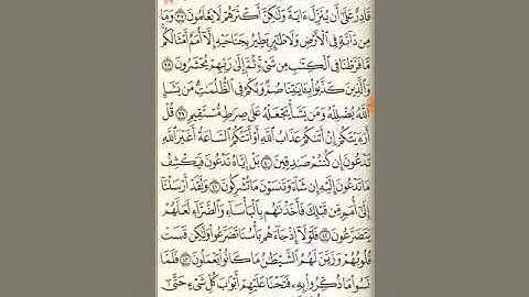 سورة الأنعام من آية ٣٦ حتى آية ٧٣ !!!