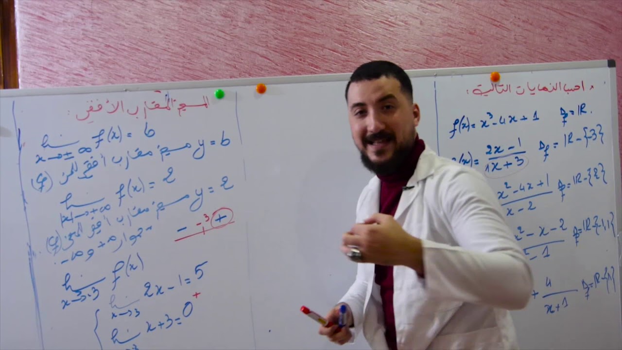 النهايات و المستقيمات المقاربة