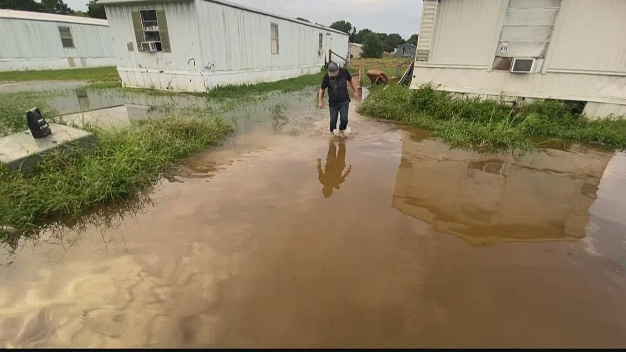 Homes, businesses damaged following flooding in northwest Georgia - YouTube
