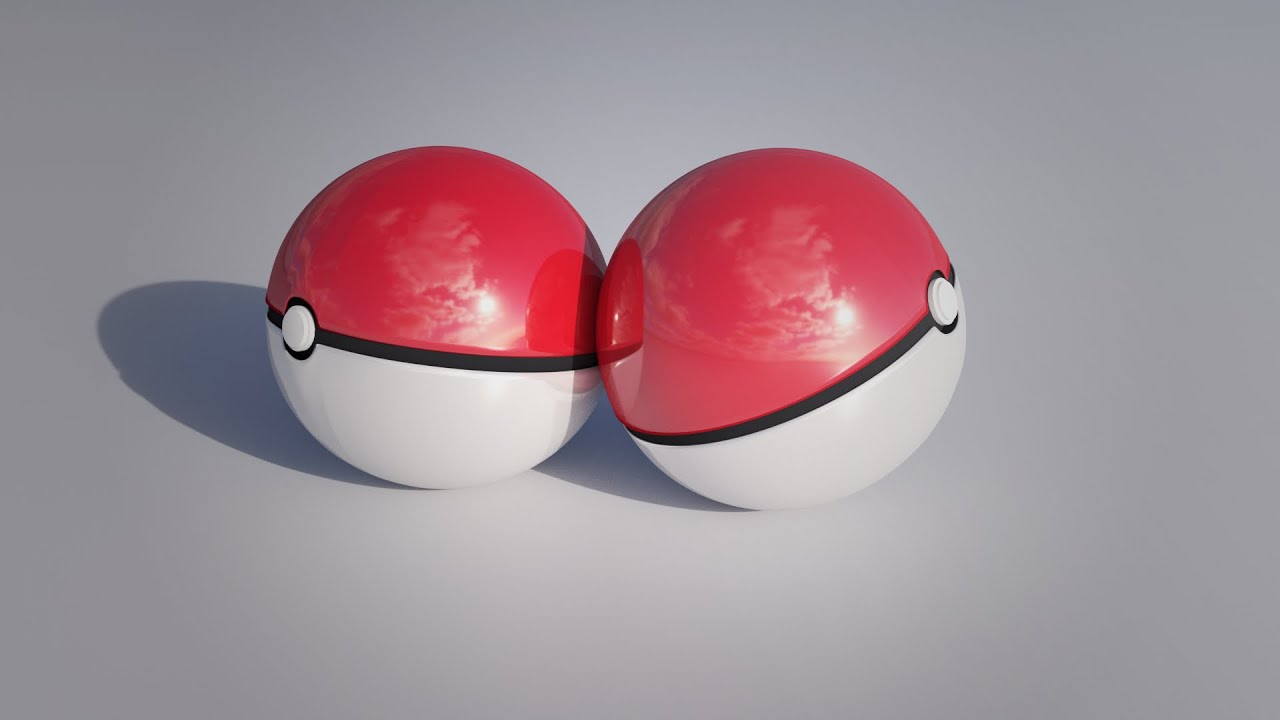 Low Poly Pokeball on Behance