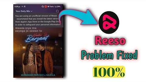 You Are Using An Unofficial Version Of Reeso || Reeso Problem Fixed 100%