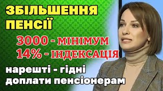 Найбільше ЗБІЛЬШЕННЯ ПЕНСІЇ в історії України. 3000 +14%, усі деталі індексації та суми добавки.