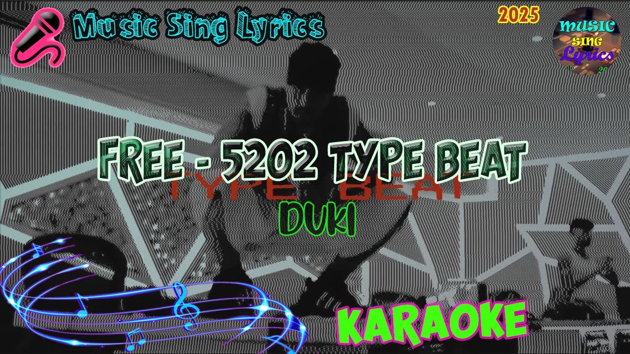 [FREE] 5202 TYPE BEAT - DUKI  (Karaoke/Lyrics Oficial) Music Sing Lyrics🎵