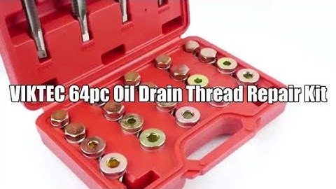 Our hot-sale tool: 64PC Oil Drain Thread Repair Kit#hottools #autorepair