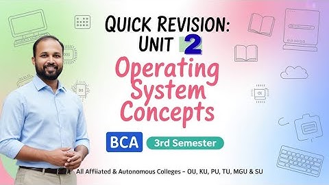 Operating System Concepts UNIT 2 Quick Revision Short & Long Imp Questions 2025-26 BCA III 3rd Sem