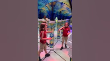 Mirror maze… More like mirror fail😂🪞🤯