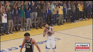 Stephen Curry 'Night Night' Game Winner Buzzer Beater Celebration NBA 2K23